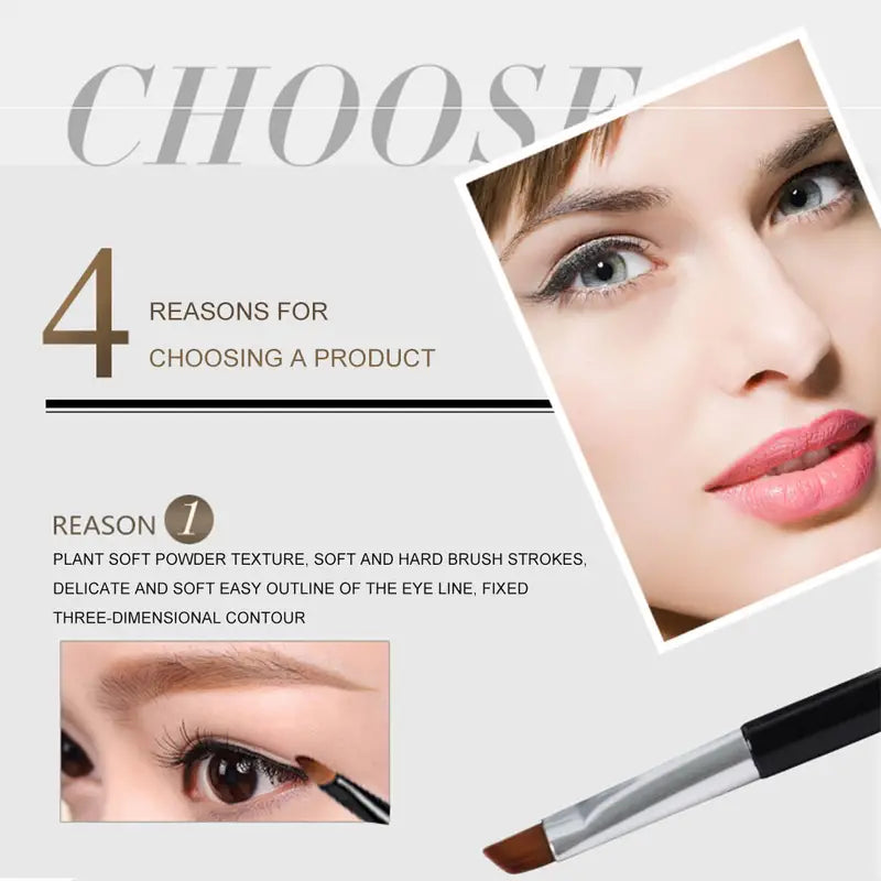 2pcs Dual Colour Eyeliner Set - Black & Brown